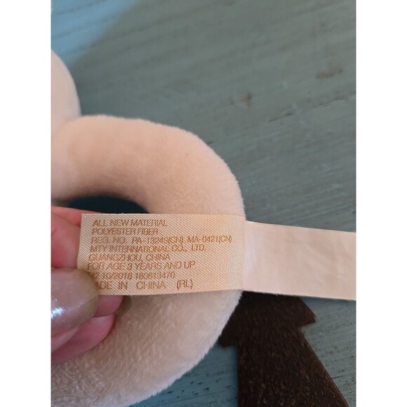 Dan Dee Lamb Easter Baby Rattle Ring Plush 5"  With A Small Size Ring For Hand - Picture 4 of 6